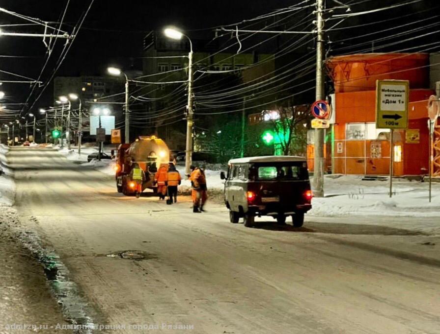 Дополнительную аварийную бригаду собрали в Рязани для ремонта дорог