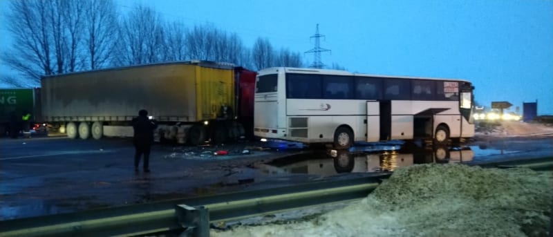 В Рязанской области произошло ещё одно ДТП с рейсовым автобусом