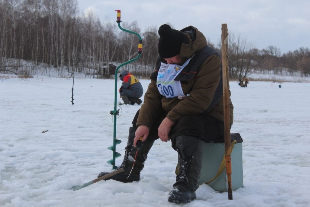 В Скопинском районе провели чемпионат по спортивной ловле рыбы на мормышку со льда