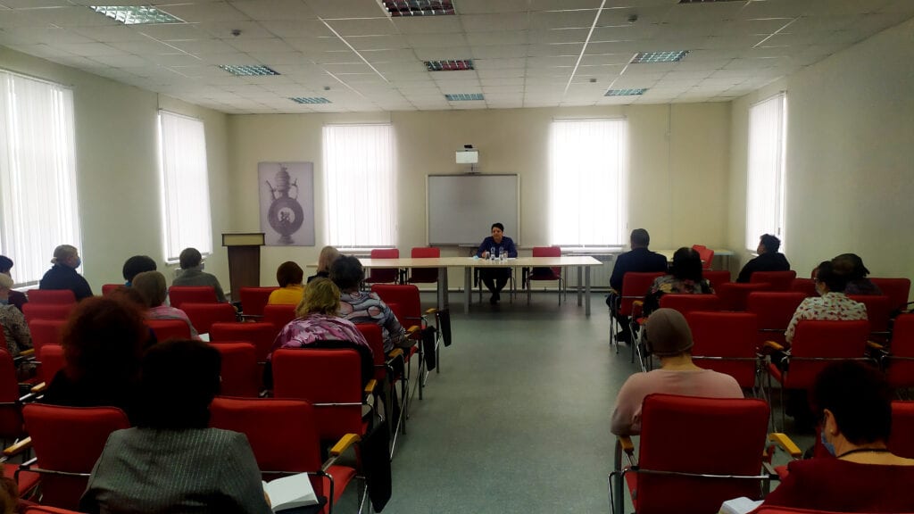 Елена Митина встретилась с педагогами города Скопина и Скопинского района