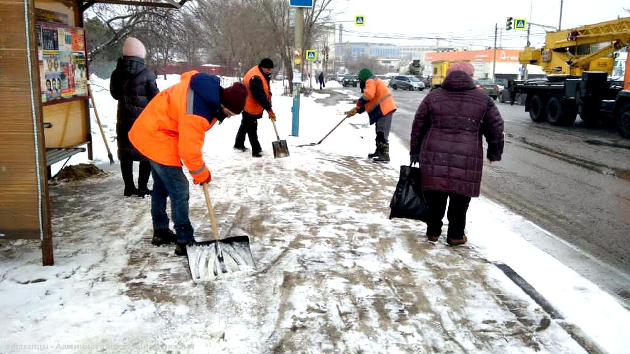 За сутки с улиц Рязани вывезли 2 тысячи кубометров снега