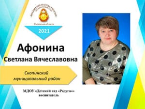 Голосование за участниц рязанского этапа профессионального конкурса «Воспитатель года России»