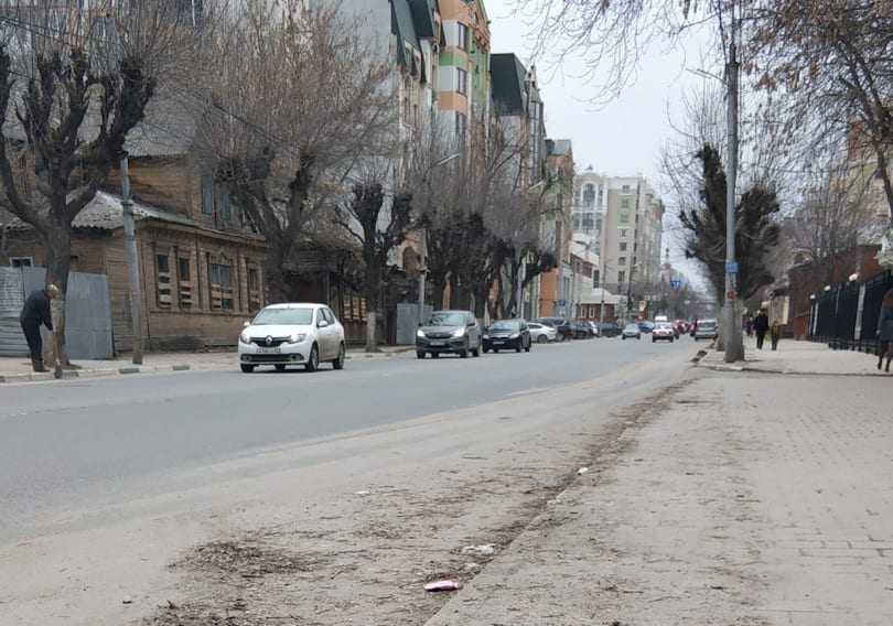 грязь на улице Рязани
