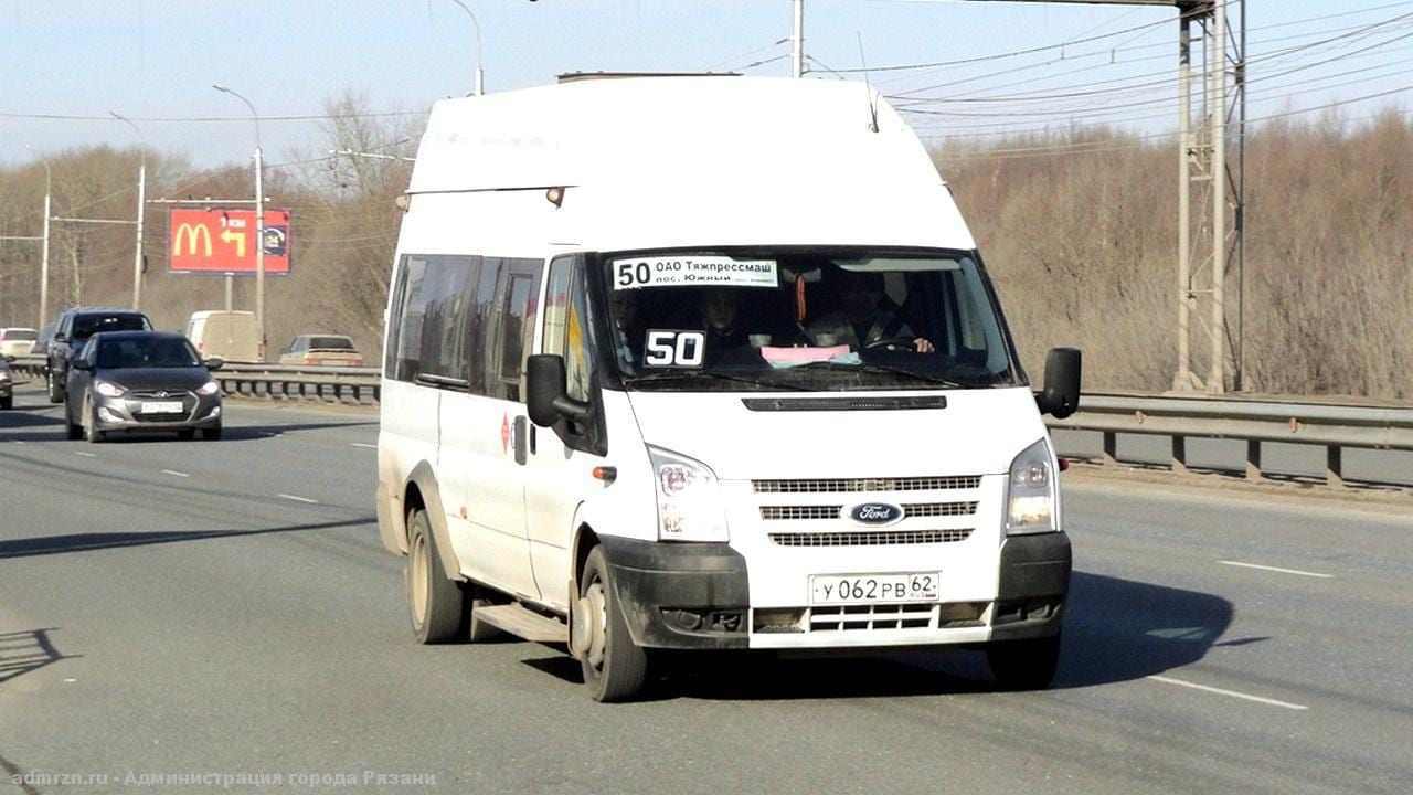 В Рязани увеличат число автобусов на маршруте №50
