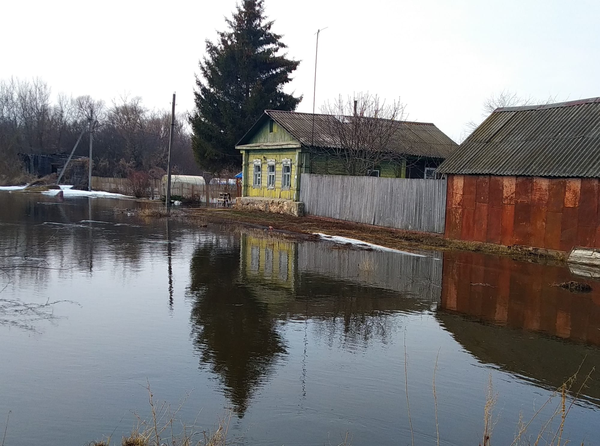 В Сасовском районе из-за подъема воды подтопило 16 приусадебных участков