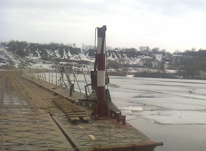 Движение по двум понтонным мостам в Шацком районе закрыли из-за половодья