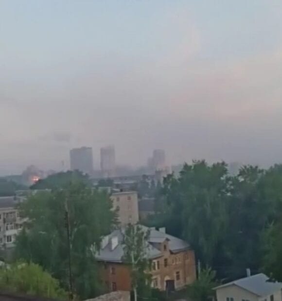 Из-за пожара на свалке Рязань накрыло дымом