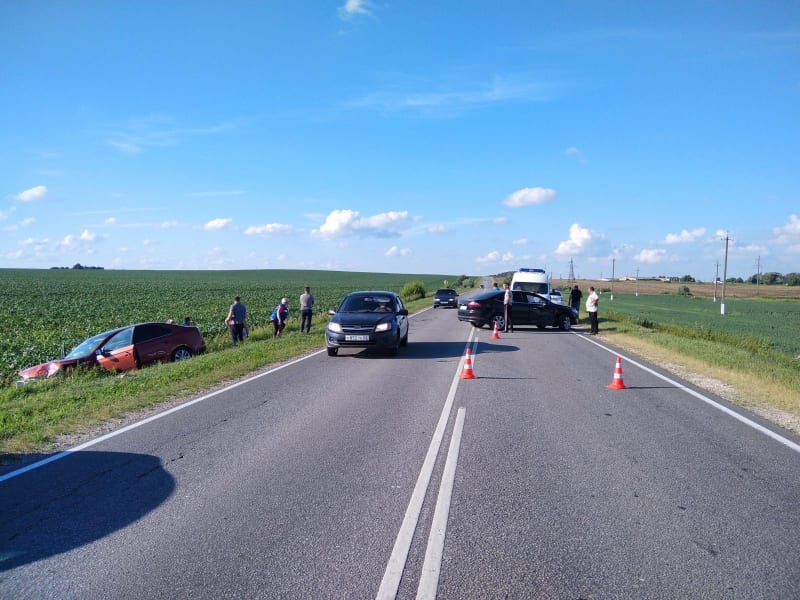 Один человек пострадал в аварии Ford и Skoda в Пронском районе
