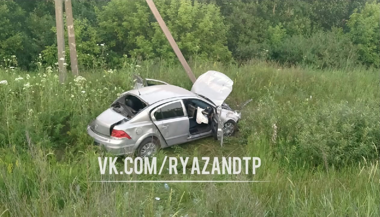 Опубликовано видео последствий ДТП на Солотчинском шоссе Рязани