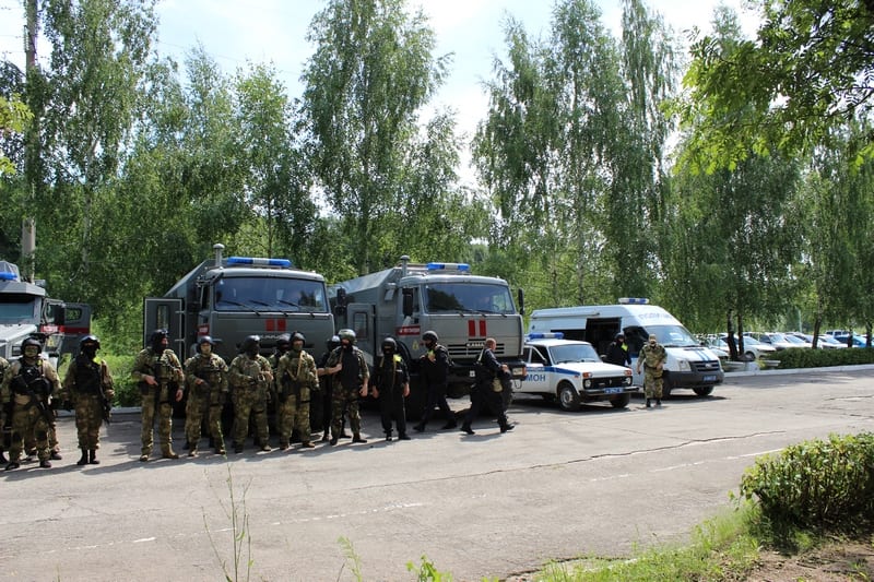 В Рязани прошли масштабные антитеррористические учения