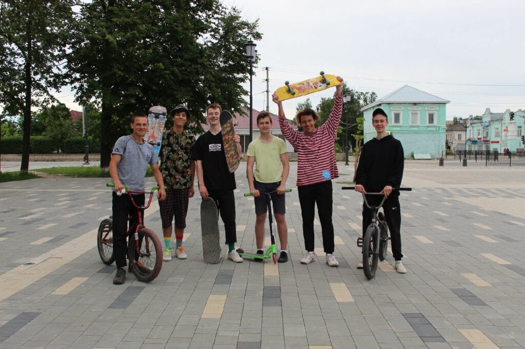 В Касимове строят скейт-площадку под открытым небом