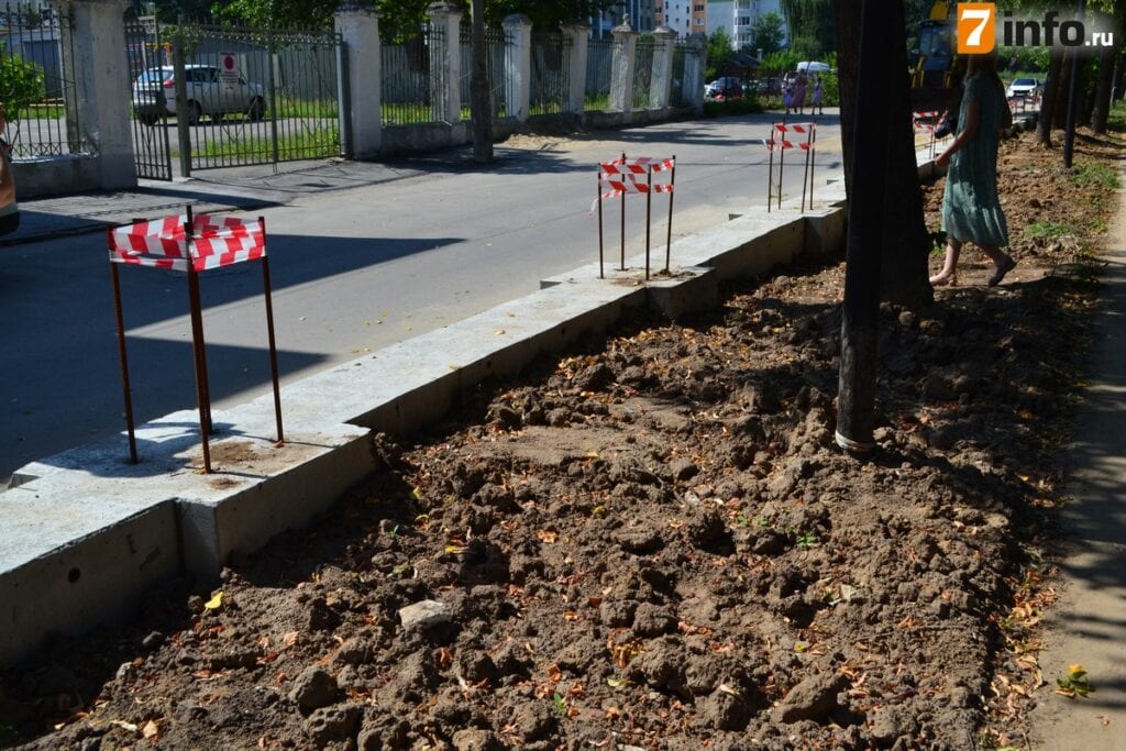 Благоустройство верхнего городского парка в Рязани завершат к 20 августа