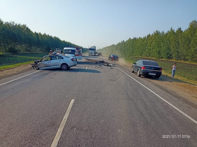 В ДТП с «Камазом» в Рязанской области погибли три человека