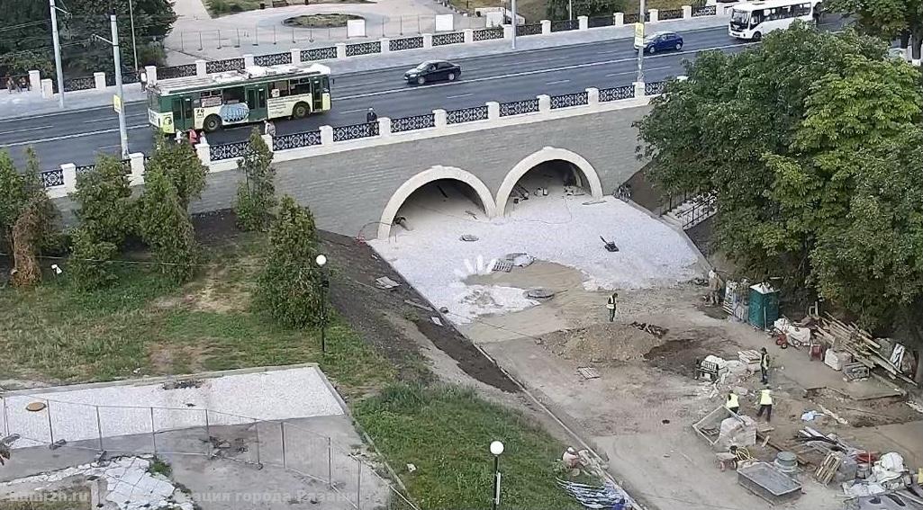 На Астраханском мосту на улице Ленина в Рязани завершили установку ограждения