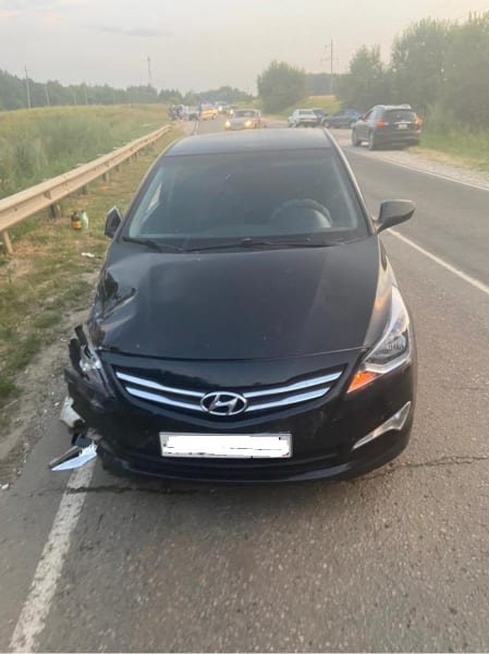Трое детей пострадали в аварии Hyundai Solaris и Volkswagen Polo в Рязанском районе