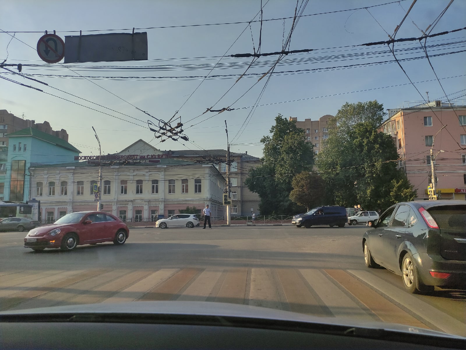 В центре Рязани не работает светофор