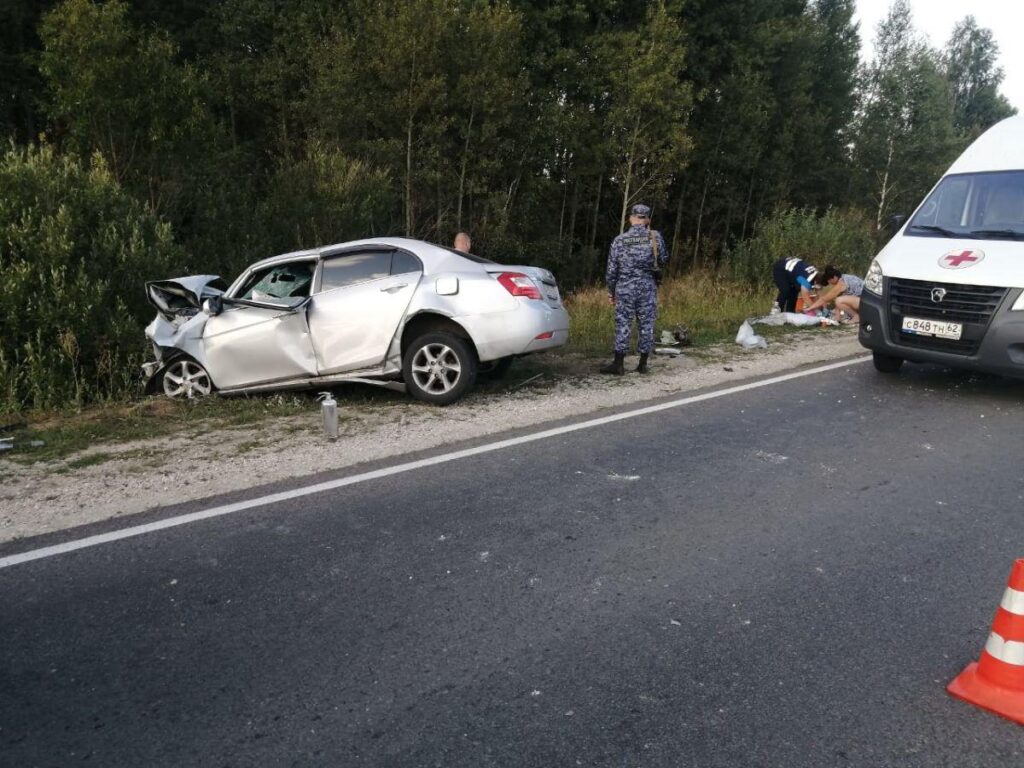 Смертельное ДТП произошло на автодороге Москва — Касимов