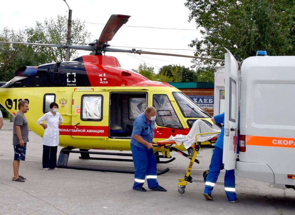 В Рязань вертолетом санавиации госпитализировали 10-летнюю девочку из Новомичуринска