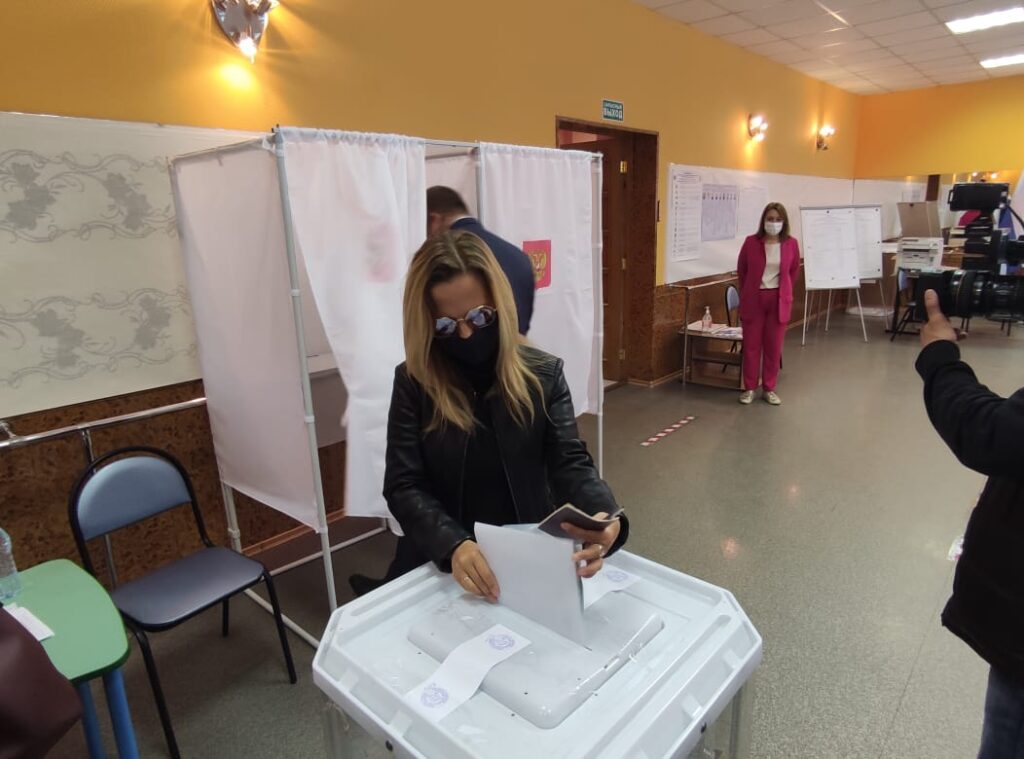Рязанский губернатор и его супруга проголосовали на выборах в Госдуму РФ