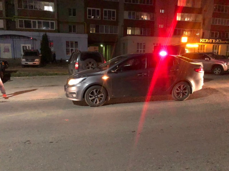 На улице Новосёлов в Рязани Kia Rio сбил женщину-пешехода