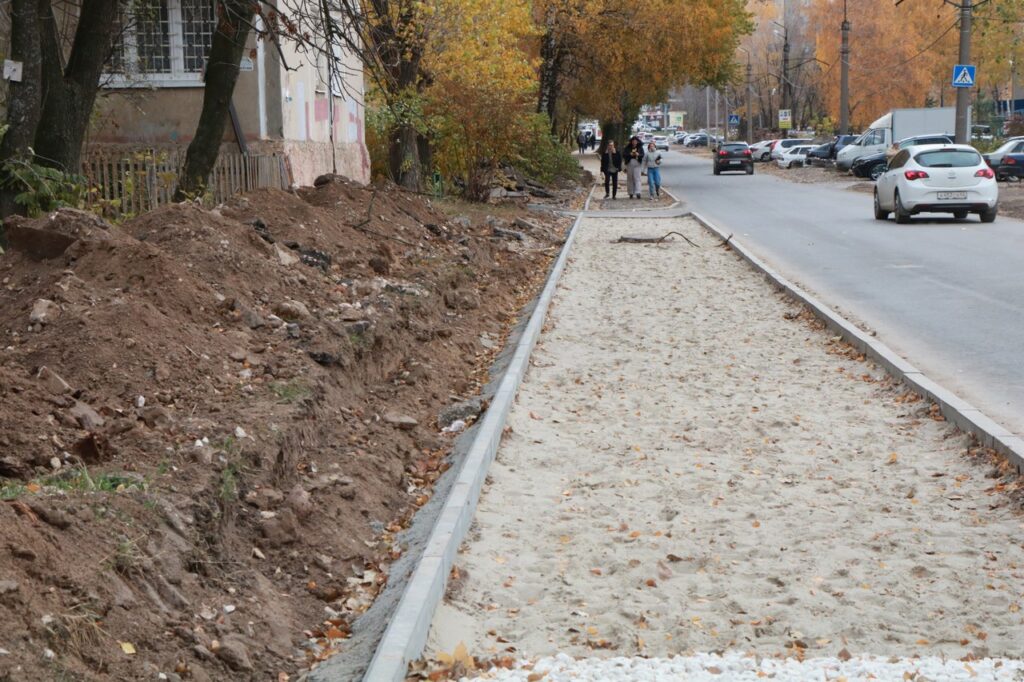 Мэр Рязани проверила ход ремонта дороги к БСМП