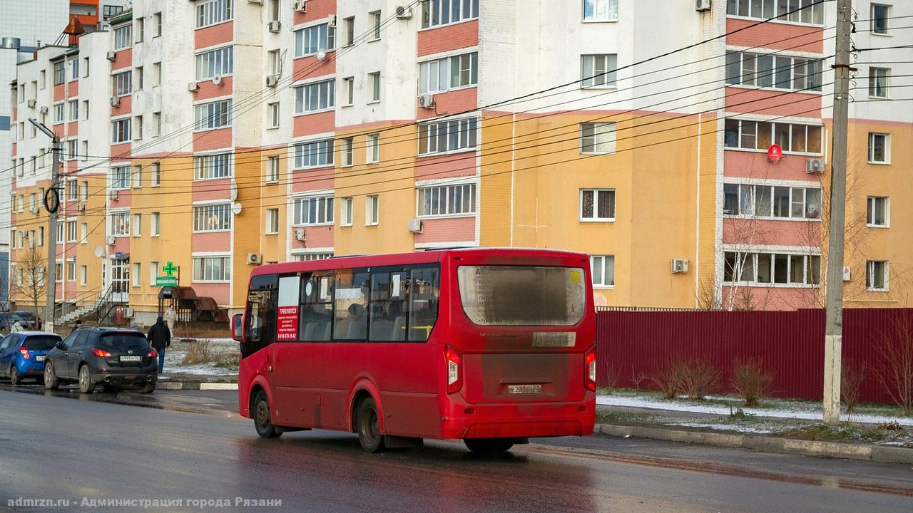 С 20 декабря в Рязани изменится путь следования автобусов маршрута № 90М2