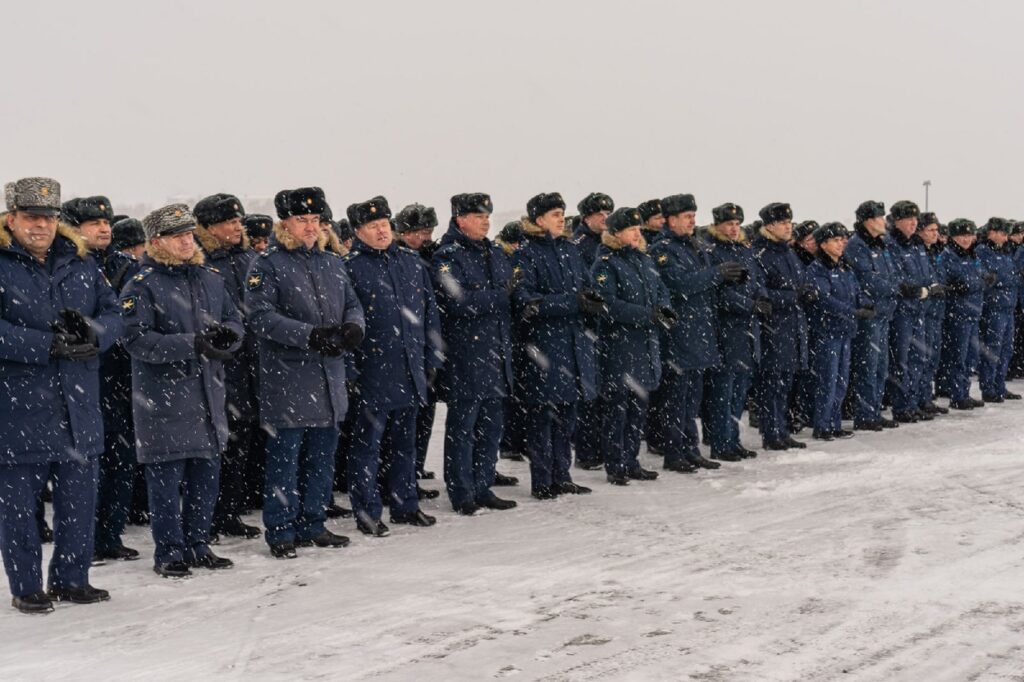 Митрополит Марк с собором духовенства освятил стратегический ракетоносец «Рязань»