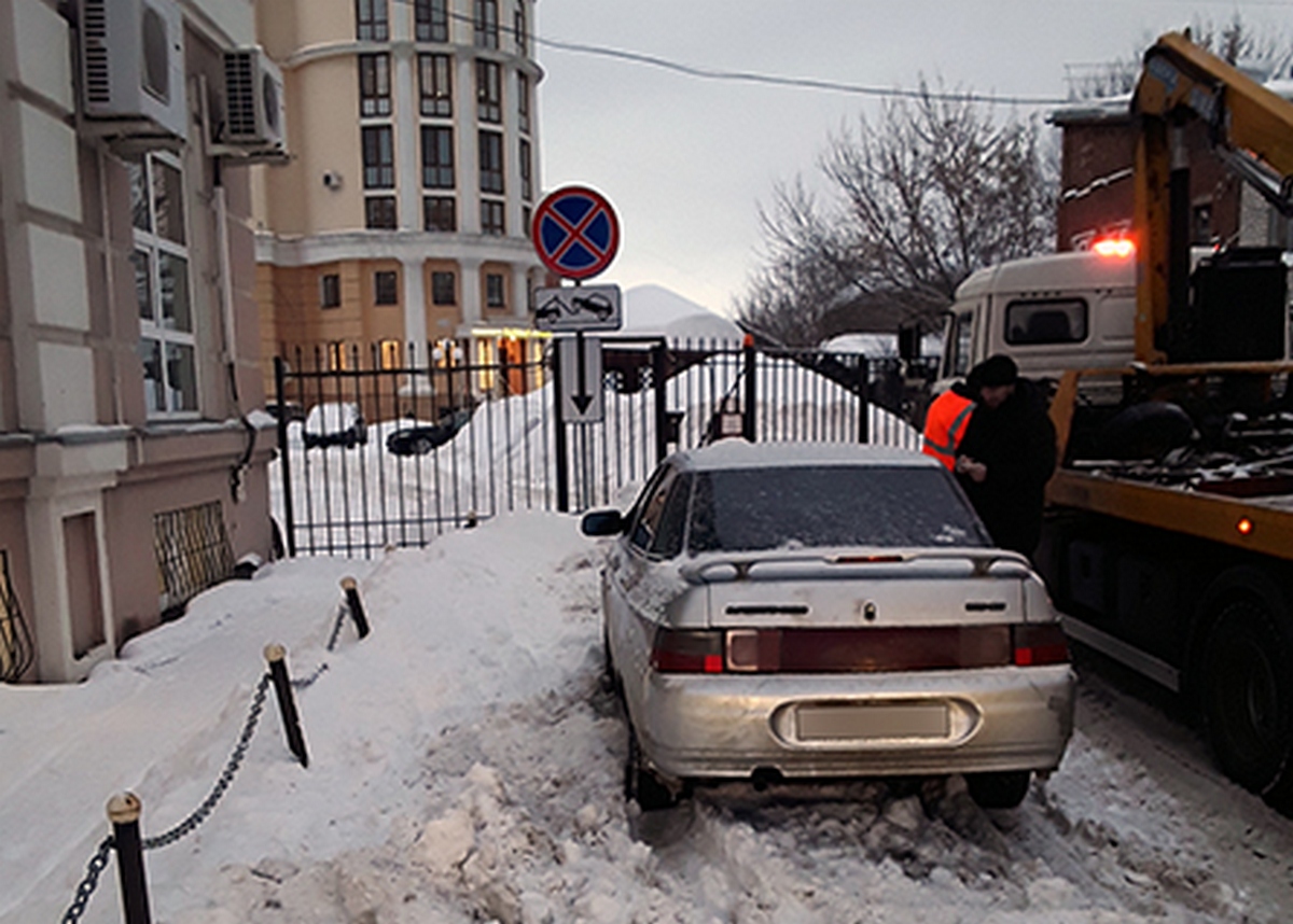 За неделю с улиц Рязани эвакуировали 39 автомобилей