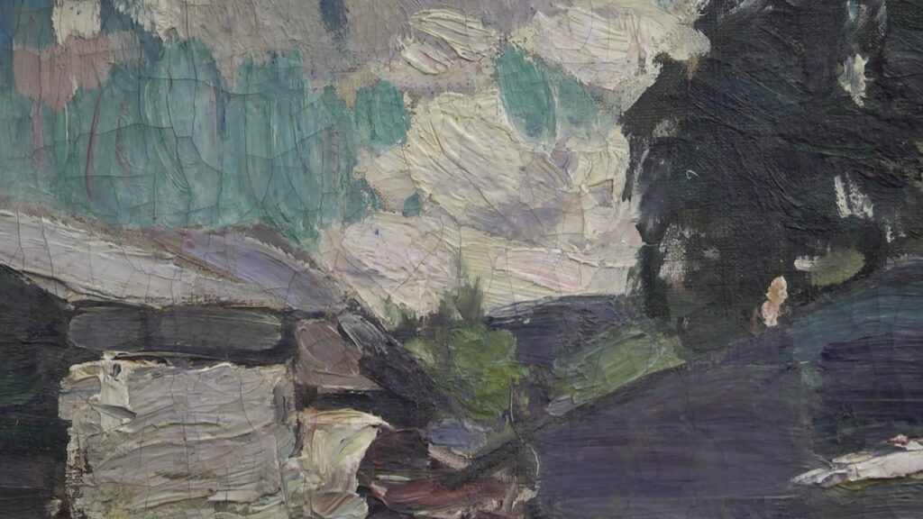 В рубрике «День шедевра» представлена картина Абрама Архипова «После дождя»