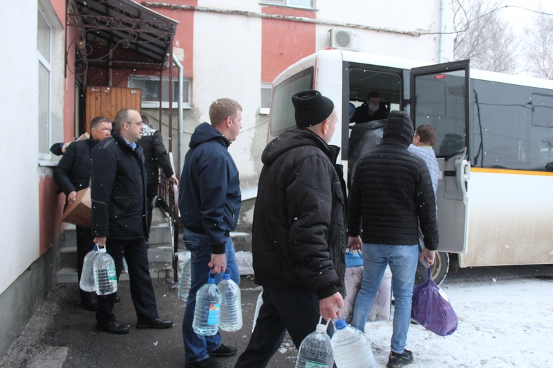В Скопинском районе собрали помощь для эвакуированных жителей Донбасса
