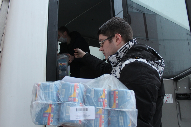 В Скопинском районе собрали помощь для эвакуированных жителей Донбасса