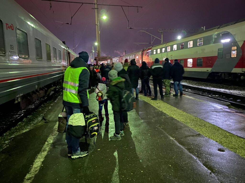3 апреля в Рязань прибыл поезд с 474 жителями Донбасса
