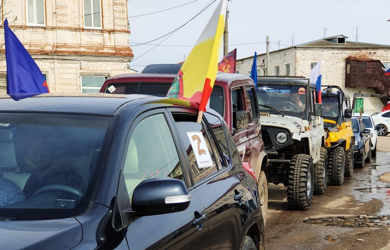 В Сапожковском районе прошёл автопробег в поддержку операции Z