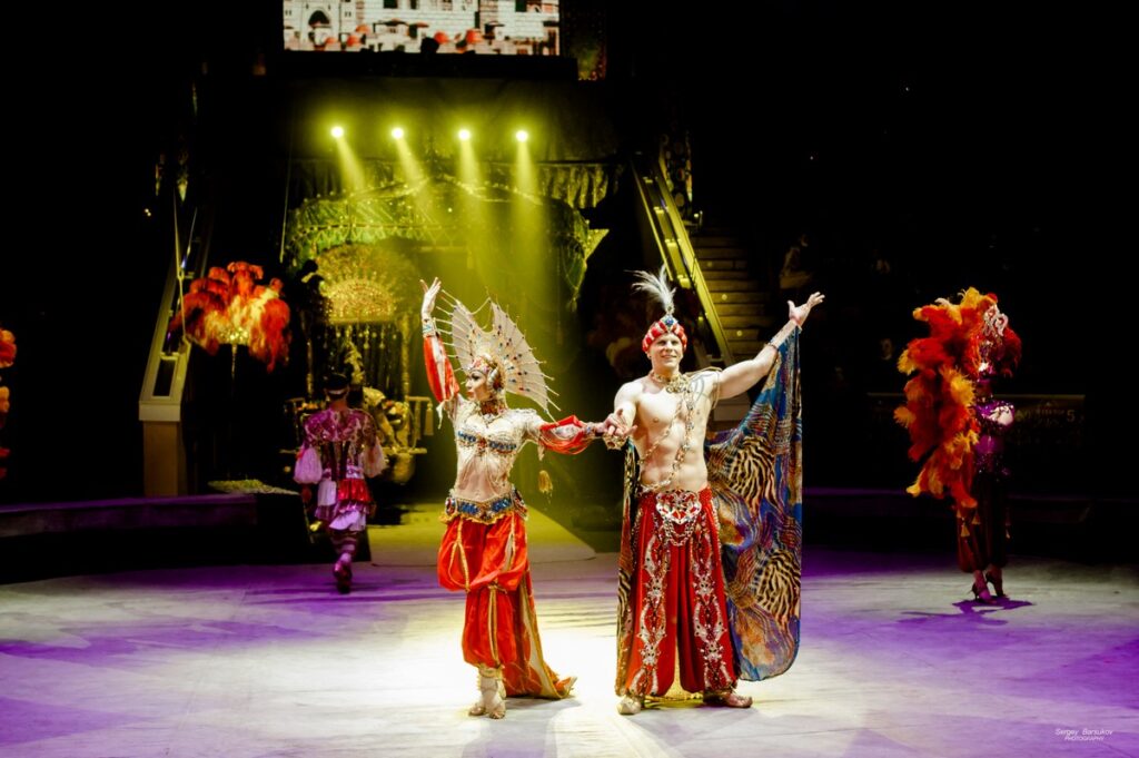 В Рязанском цирке впервые покажут грандиозное шоу Гии Эрадзе «Песчаная сказка»