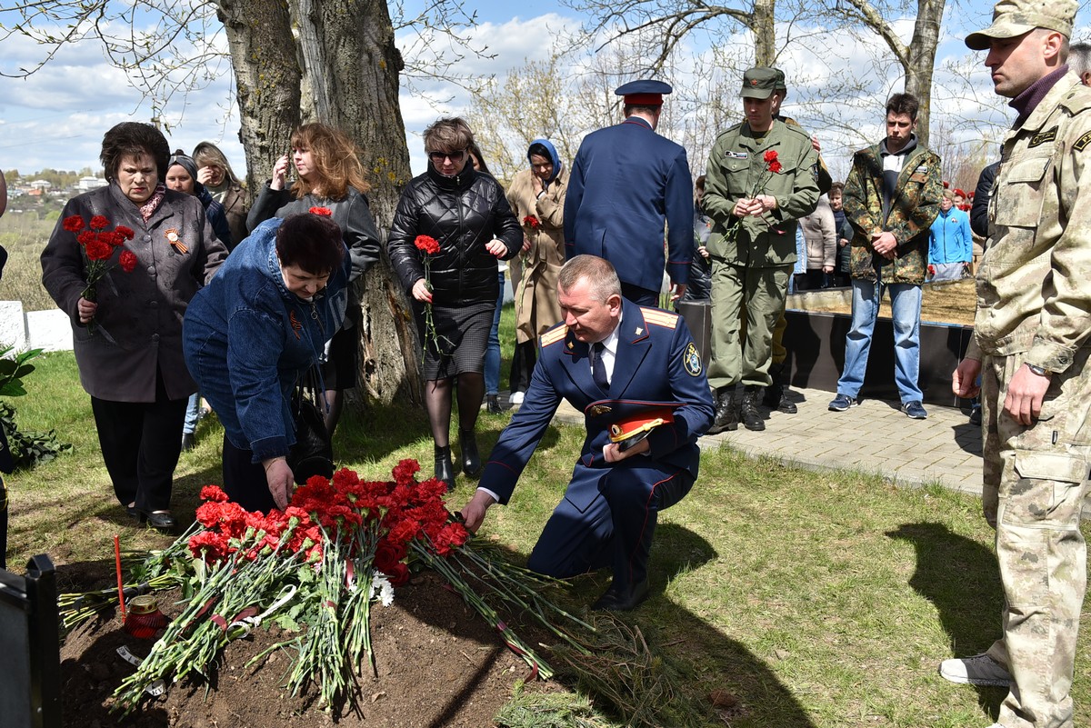 Под Михайловом захоронили останки погибшего в Великой Отечественной войне старшего сержанта Ивана Пигарева