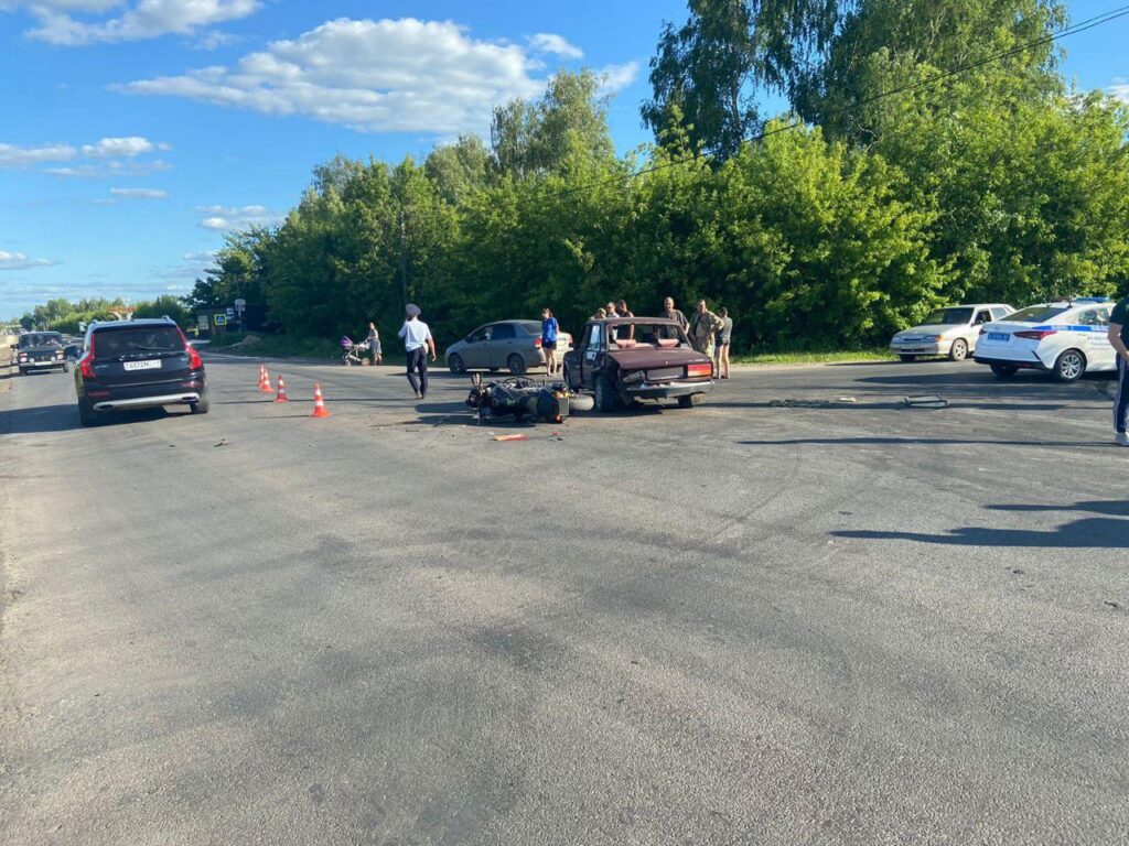 Мотоциклист попал в больницу после ДТП в Сасовском районе Мотоциклист пострадал в Сасовском районе