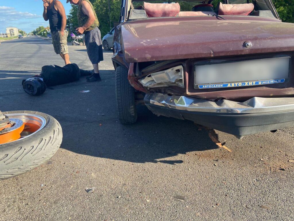 Мотоциклист попал в больницу после ДТП в Сасовском районе Мотоциклист пострадал в Сасовском районе