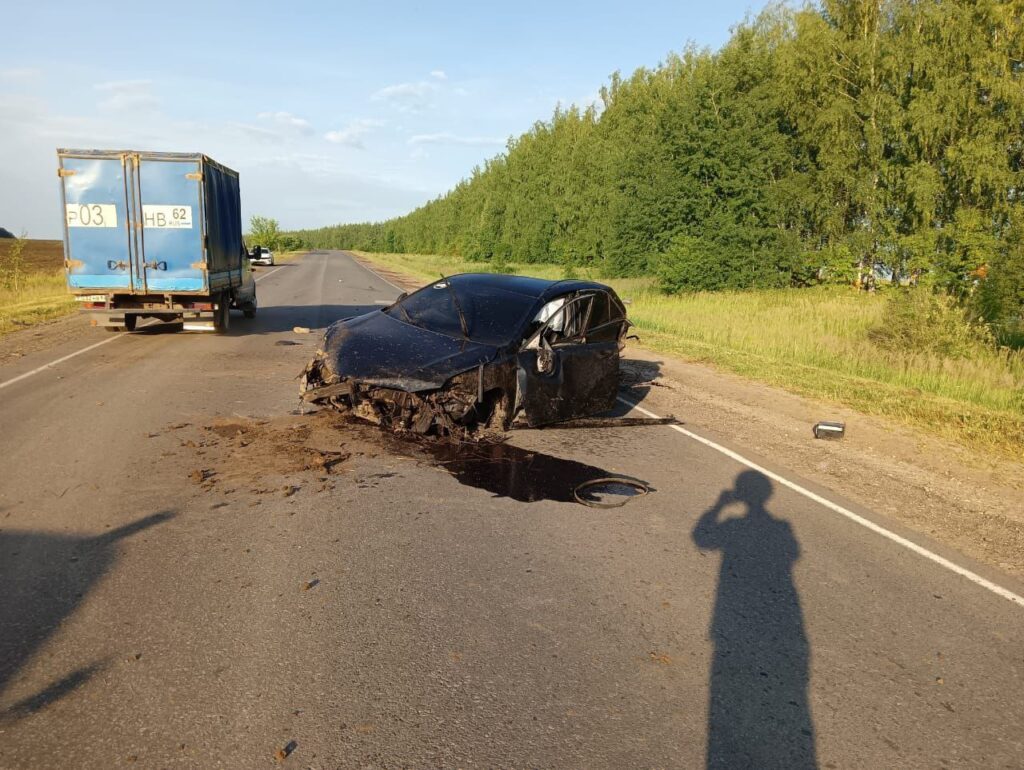 Смертельное ДТП произошло 10 июля в Сапожковском районе
