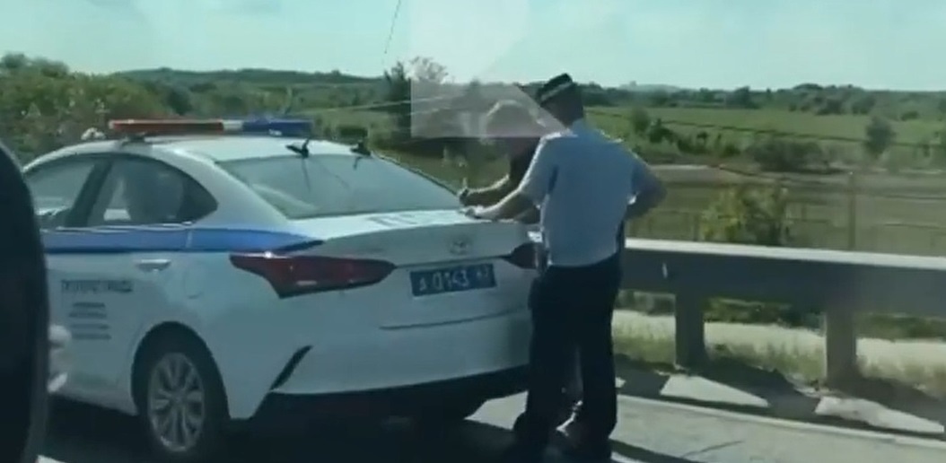 ГАЗель на мосту