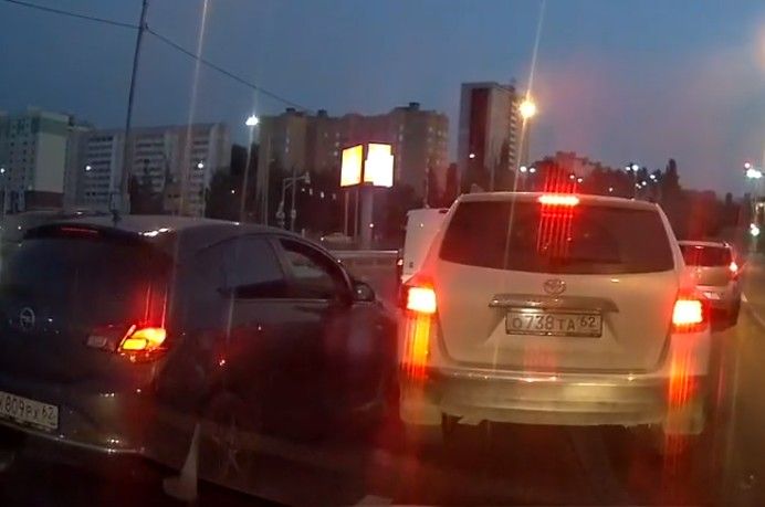 ДТП у «Глобуса» в Рязани попало на видео
