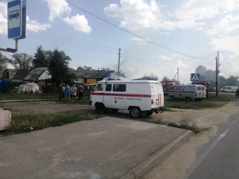 На пожаре в Сасовском районе погиб пенсионер, пострадали дети