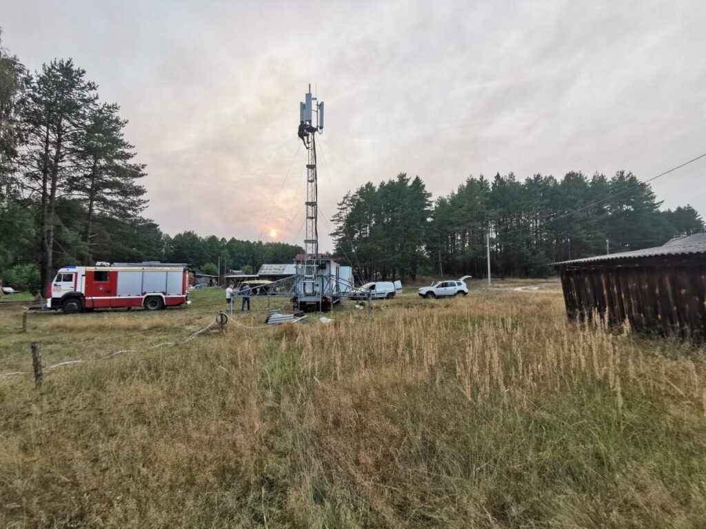 К тушению пожаров в Рязанской области присоединился «Билайн»