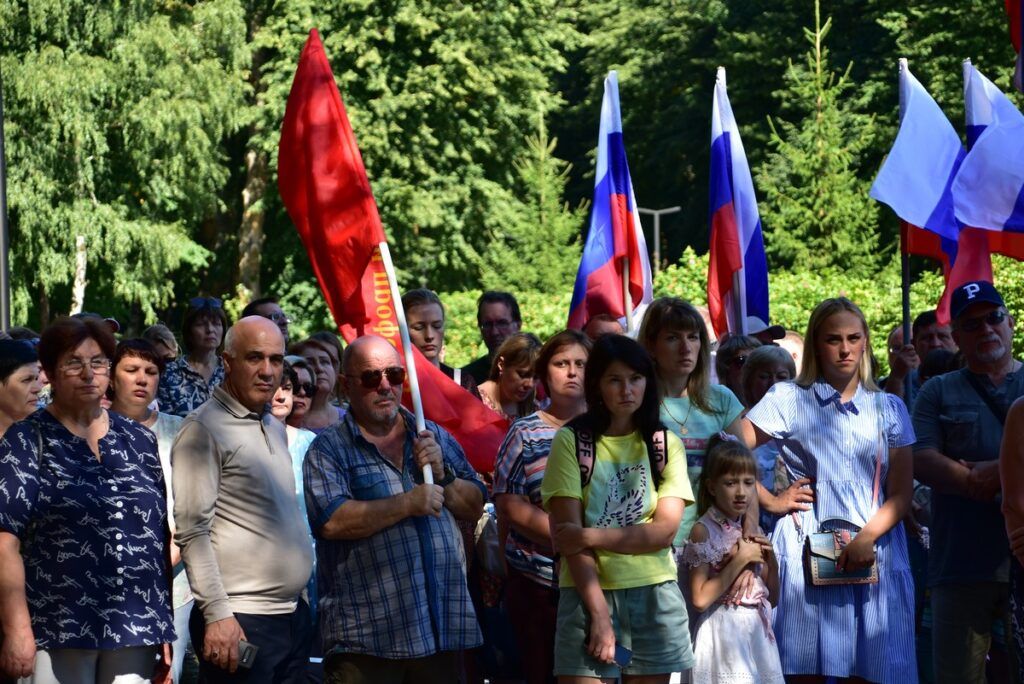 В Рязанской области прошла патриотическая акция в поддержку Президента России и СВО