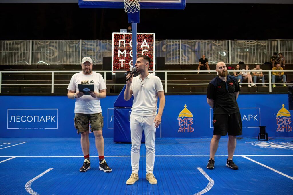 Всероссийский турнир по баскетболу 3х3 «Ночная лига» прошёл в Рязани