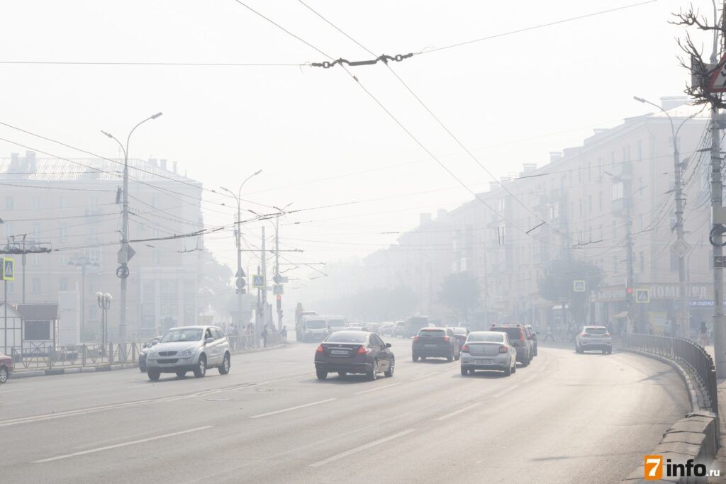 Рязань в дыму: фоторепортаж из центра города