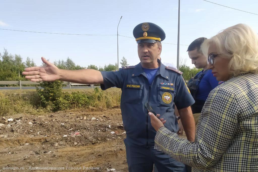 На месте горевшей свалки в СНТ «Нефтяник» в Рязани усилят патрулирование территории