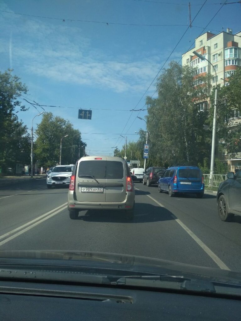 Рязанцы предлагают изменить схему дорожного движения на перекрёстке улиц Семашко и Гагарина