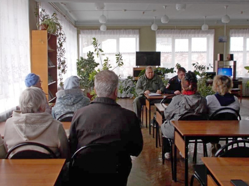 В Спасском районе пожилым гражданам рассказали, как уберечься от мошенников