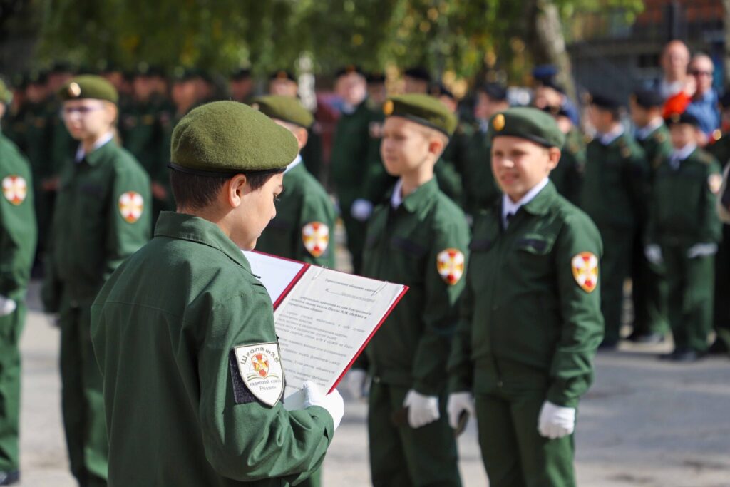 Ученики подшефного Росгвардии класса в Рязани принесли клятву кадета