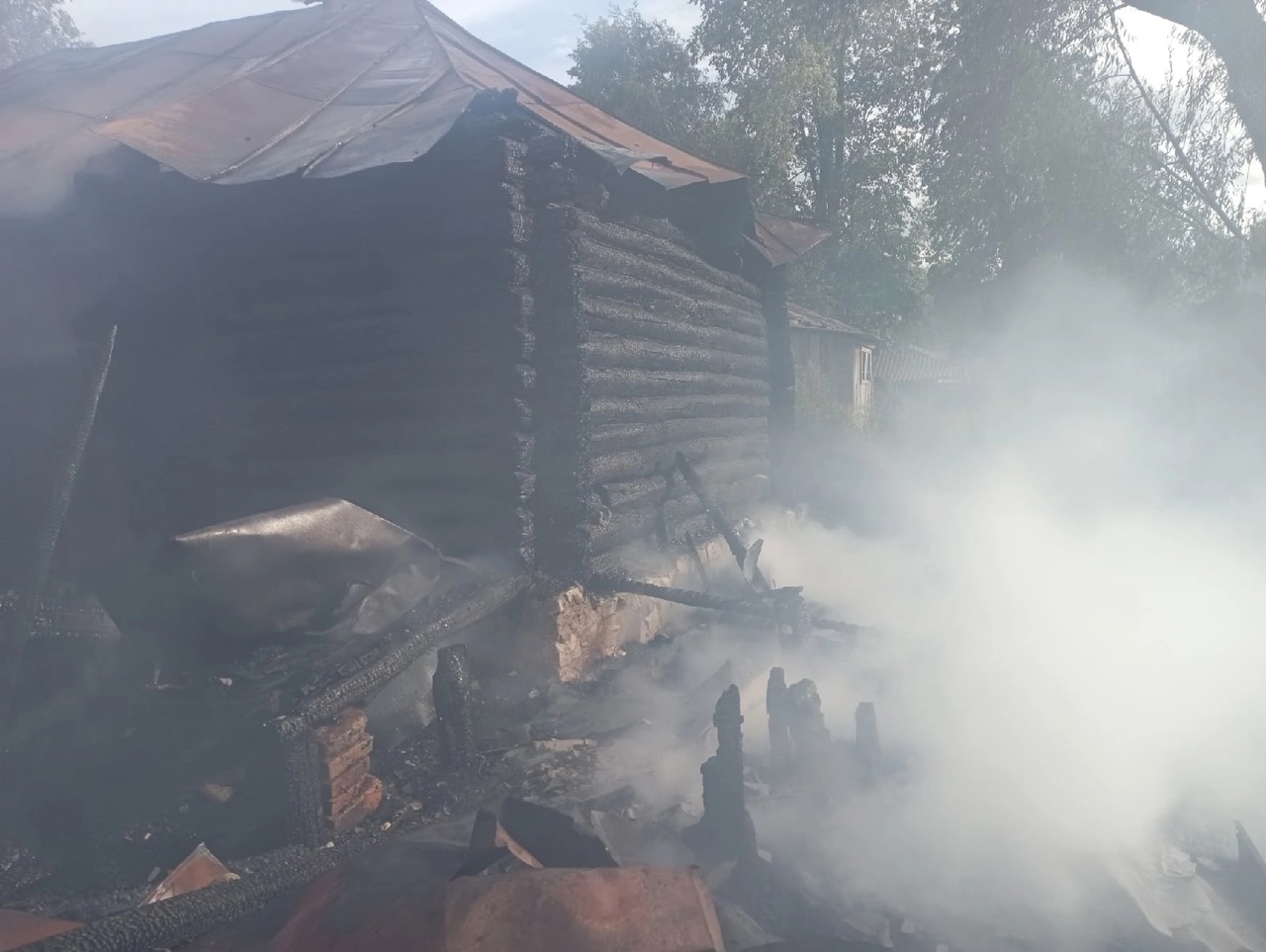 3 сентября в Сасовском районе сгорел жилой дом | 04.09.2022 | Рязань -  БезФормата